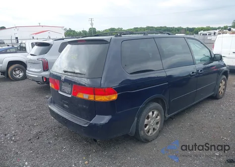 2004 Honda Odyssey Exl from USA, damaged, VIN 5FNRL18954B010781
